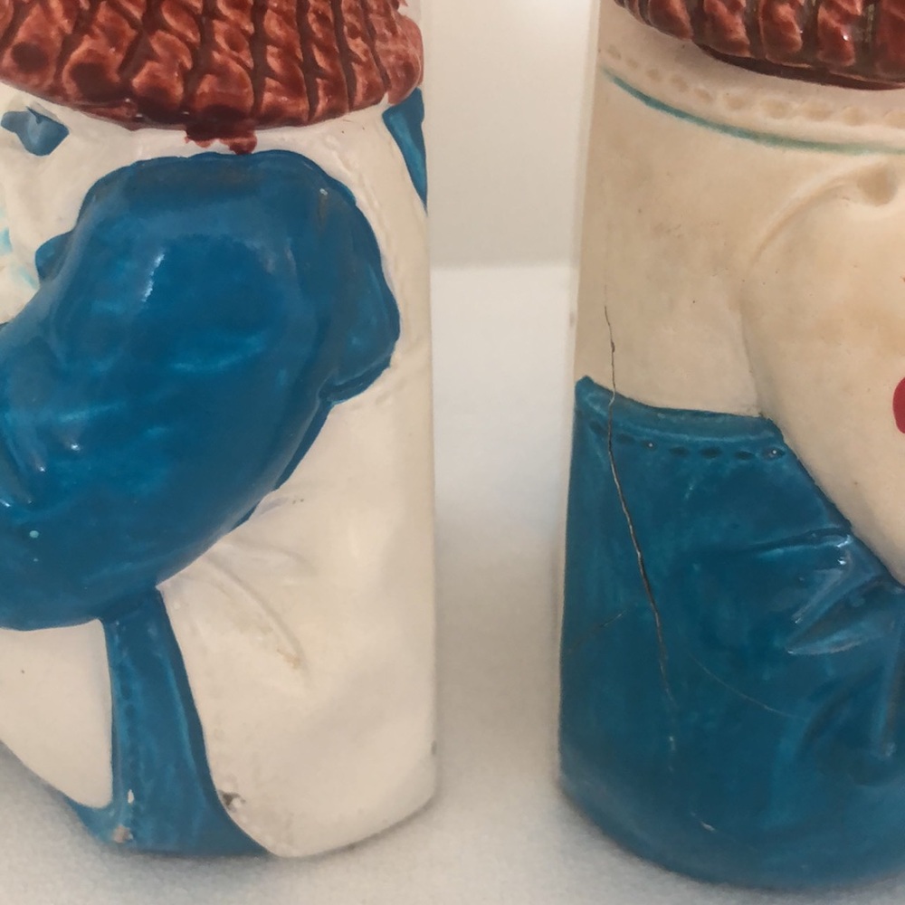 Vintage Chalkware Raggedy Ann and Andy Bookends - Picture 11 of 16